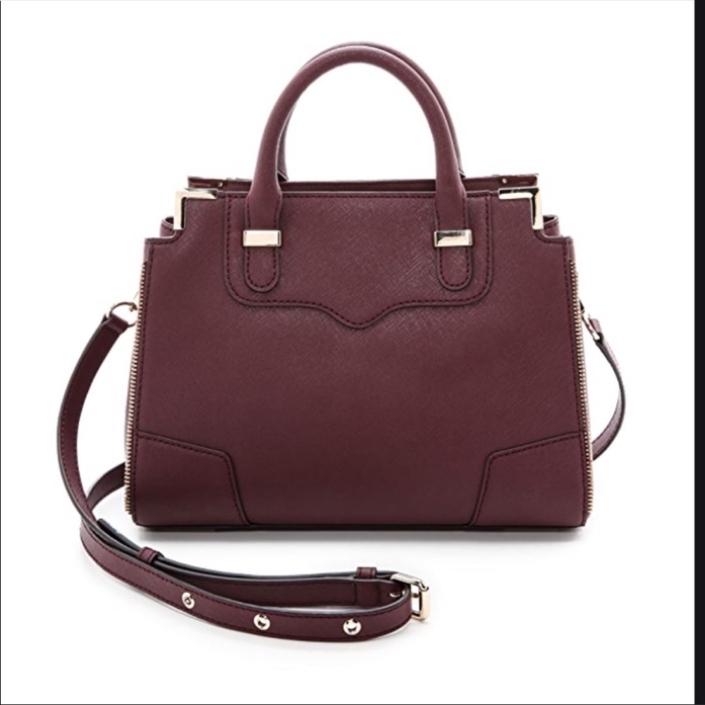 Rebecca Minkoff Amorous Satchel burgundy